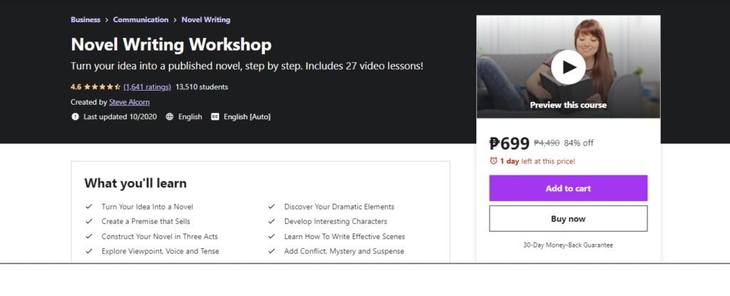 Novel Writing Workshop