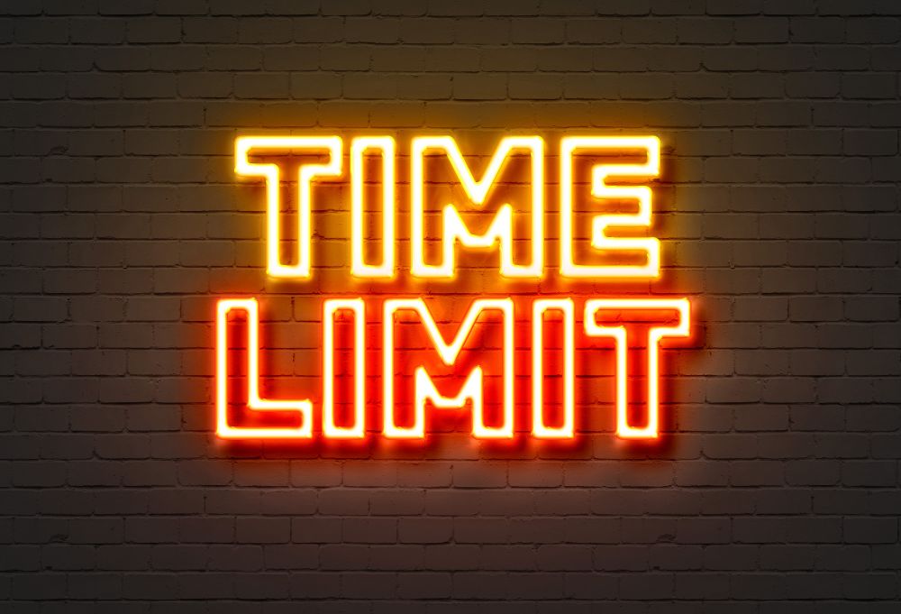 2. Set a Time Limit