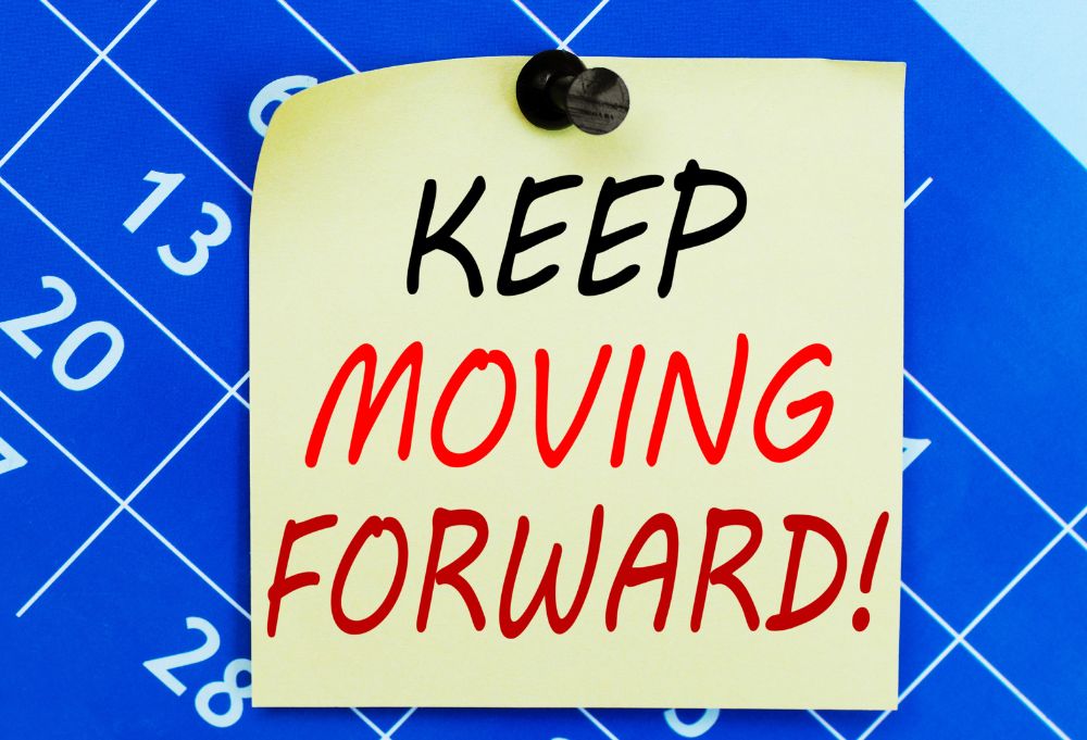 13)  Keep pushing forward