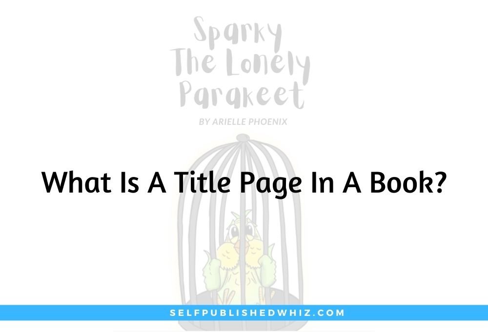 What Is A Title Page In A Book?